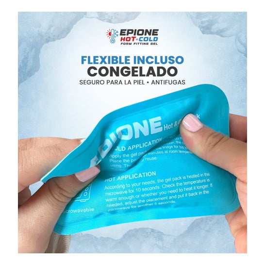 Boston Tech Mini Bolsas Gel Frio-Calor EPIONE Reutilizáveis para Alívio Facial e Contusões 6 unid.