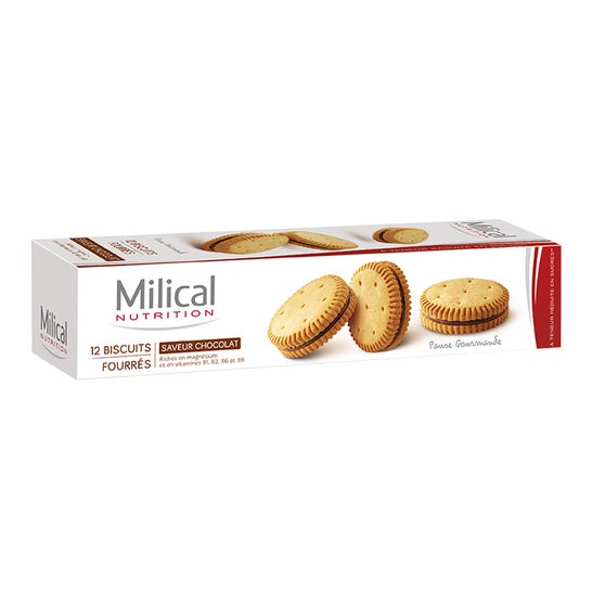 Milical - Biscoitos de chocolate 12 biscoitos