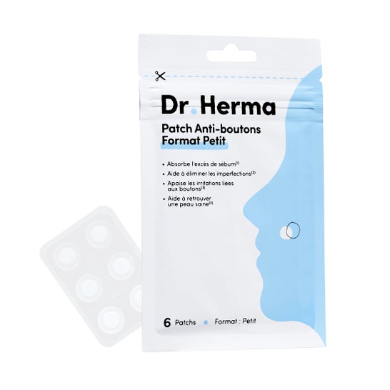 Dr. Herma Patch Anti-espinhas Tamanho Pequeno 6 Unidades