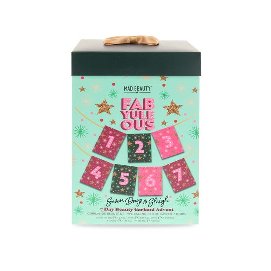 Mad Beauty Fabyuleous Set 7 Day Beauty Garland Advent Calendar