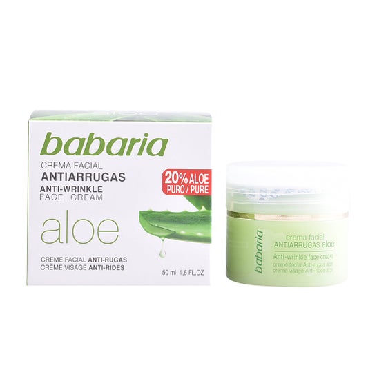 Babaria Creme Facial Anti-rugas Aloe Vera 50ml