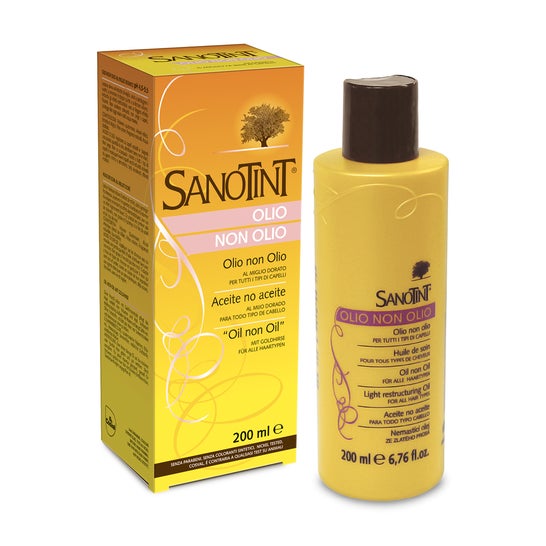 Santiveri Sanotint óleo capilar de reestruturação para milheto dourado 200ml