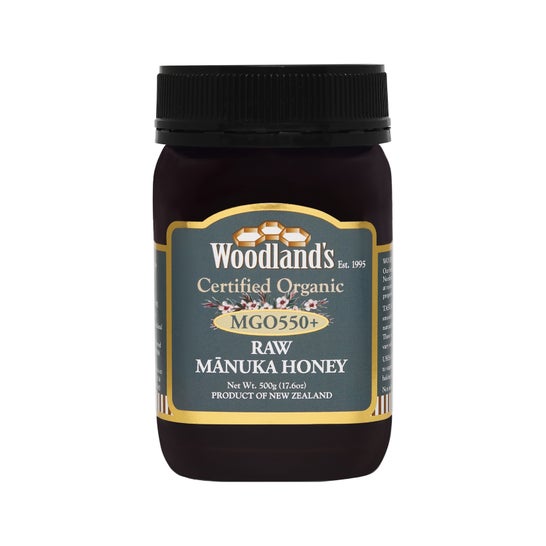Woodland's Mel de Manuka Crua Monofloral MGO550 500 g