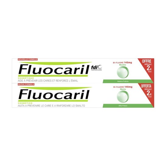 Fluocaril Bifluore Menta 2x75ml
