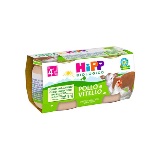 Hipp Bio Omog Chicken Vitel 2X80G