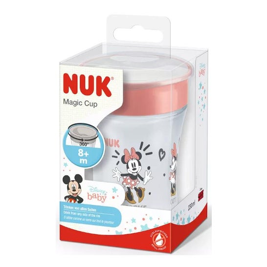 Nuk Disney Mini Magic Cup Minnie +6meses Rojo 160ml Nuk Disney Mini Magic Cup Minnie +6meses Rojo 160ml