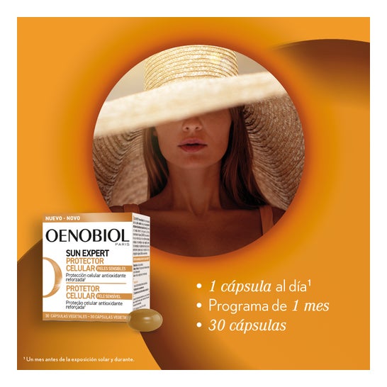 Oenobiol Protecção Solar Intensiva Pele Sensível 2X30 Cápsulas