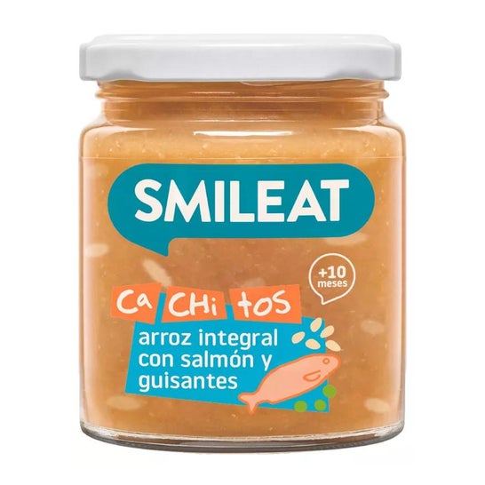 Smileat Cachitos Arroz Integral con Salmón y Verudras 1ud