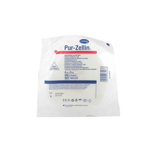 Pur-zellin Celulose Compressor 4 X 5 Cm