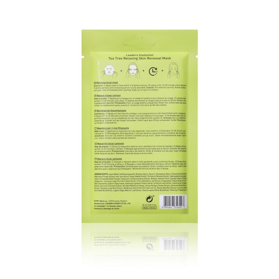 Líderes Máscara de Renovação da Pele Relaxante da Árvore do Chá 25ml