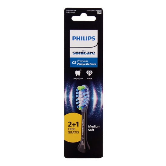 Philips Sonicare C3 Premium Plaque Defence 3 unid.