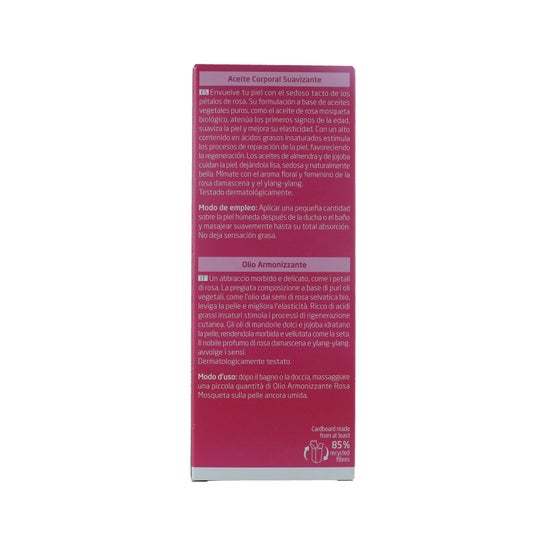 Óleo de corpo rosa roseeda 100ml