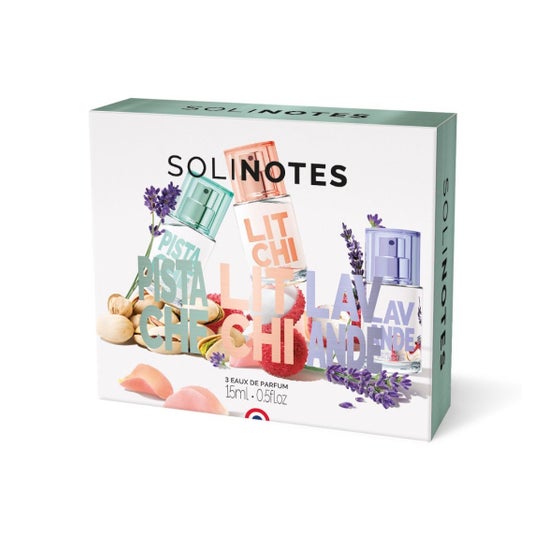 Solinotes Coffret Eau de Parfum Pistache + Litchi + Lavande