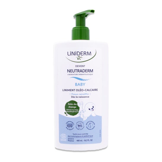 Neutraderm Baby Linimento Óleo-Calcário Bio 480 ml