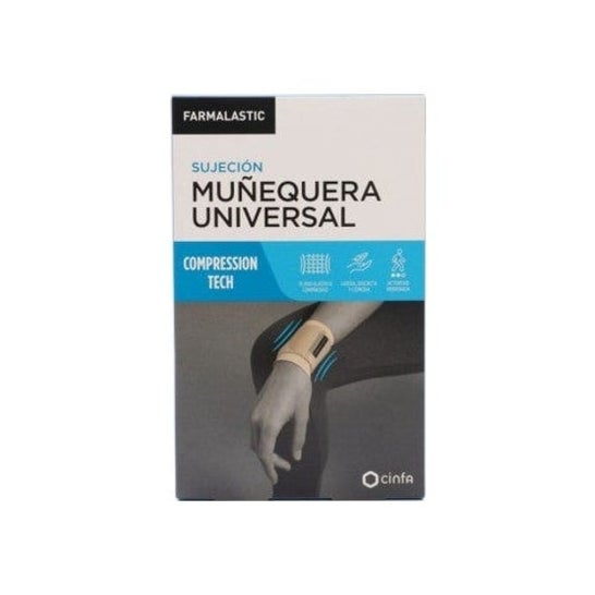 Pulseira de velcro Farmalastic Innova plus size beige 1ud
