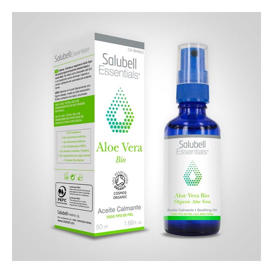 Salubell Aloe Vera Bio Aceite Calmante   Essentials 50ml