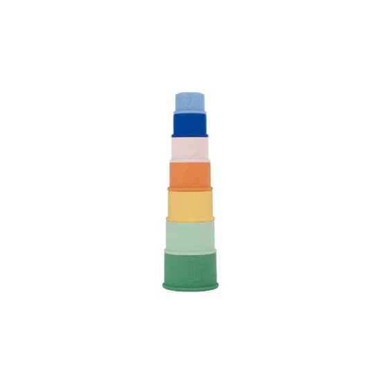 Badabulle Set Brinquedos Empilháveis em Silicone 7 Unidades