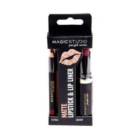 Magic Studio Matte Lipstick & Lipliner 2 Unidades