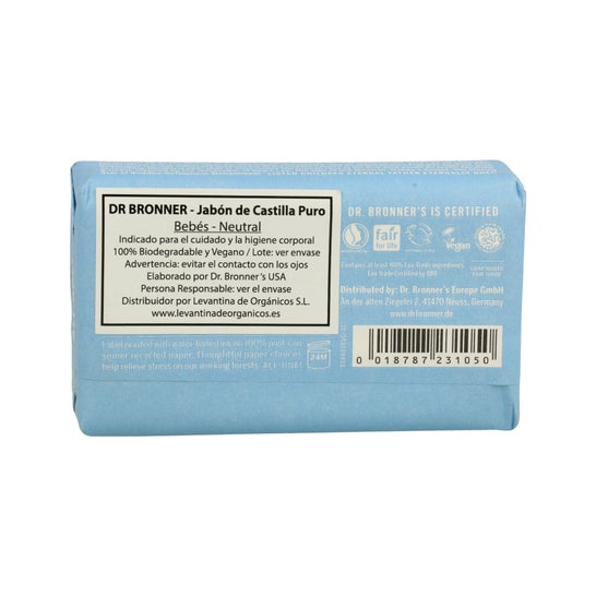 Dr. Bronner's Unscented 140g