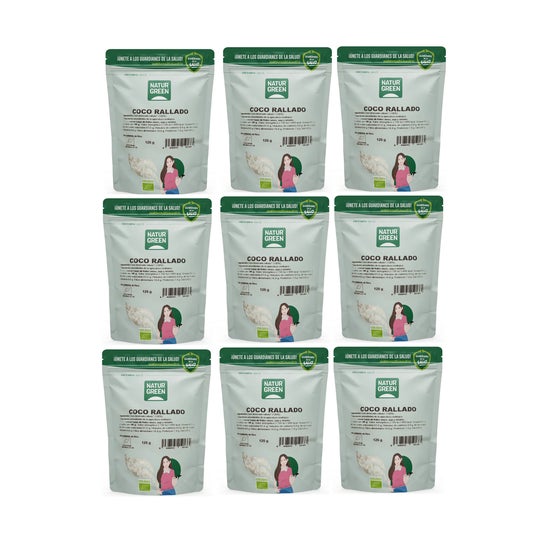 NaturGreen Pack Coco Eco Ralado 9x125g