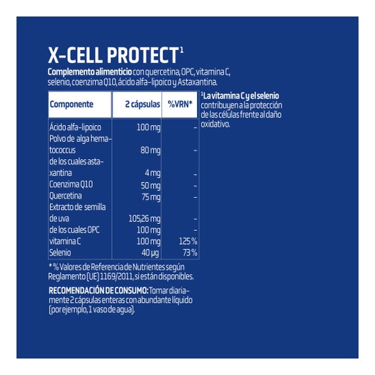 Splmnt X-Cell Protect 60 cápsulas