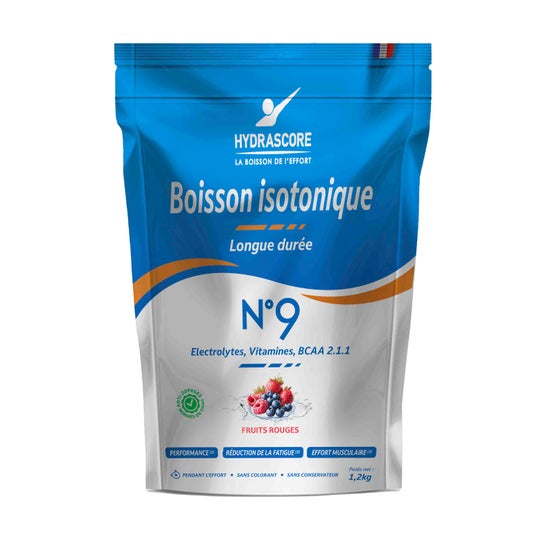 Hydrascore N°9 Bebida Isotónica Frutos Vermelhos 1.2kg Hydrascore N°9 Bebida Isotónica Frutos Vermelhos 1.2kg