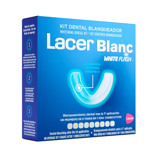 Lacer Blanc White Flash Kit Dental Blanqueador Lacer,  (Código PF )