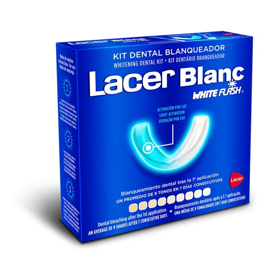 Lacer Blanc White Flash Kit Dental Blanqueador Lacer,  (Código PF )
