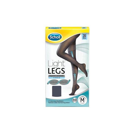Meias Scholl 20DEN cor preto Tamanho M 1ud