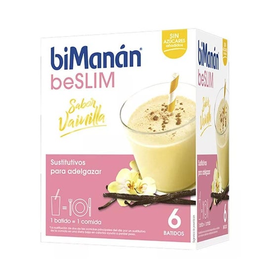 biManán Batido Sustitutivo Sabor Baunilha 6uds biManán Batido Sustitutivo Sabor Baunilha 6uds