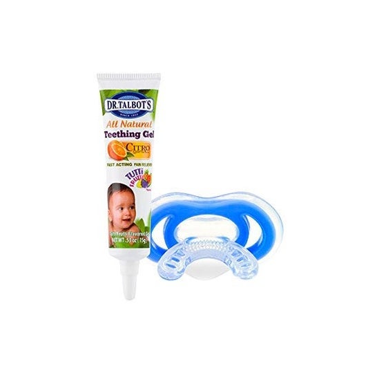 Nuby All Natural Teething Gel 15g + Gum-eez Natural Touch