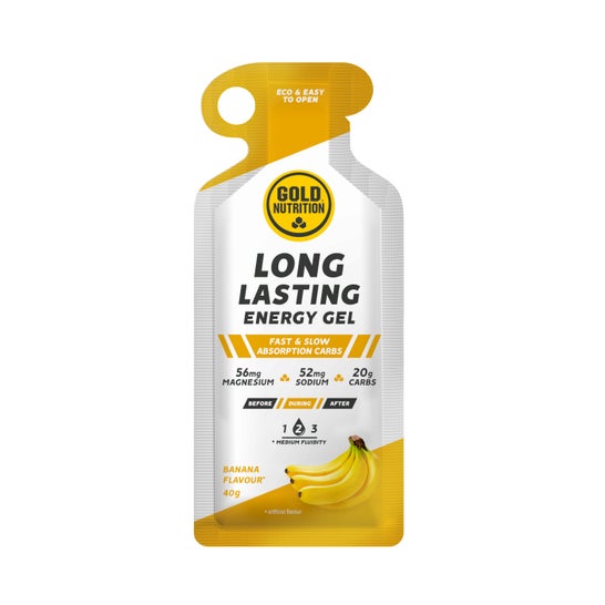 Gold Nutrition Gel Energético de Longa Duração Banana 40 g