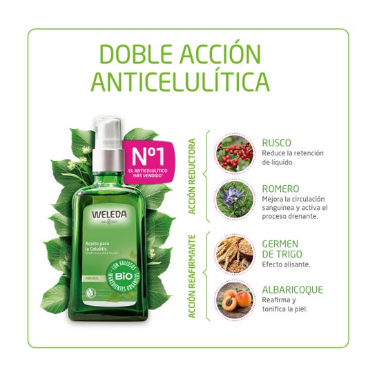 Weleda Anti-Cellulite Óleo de Bétula 100ml