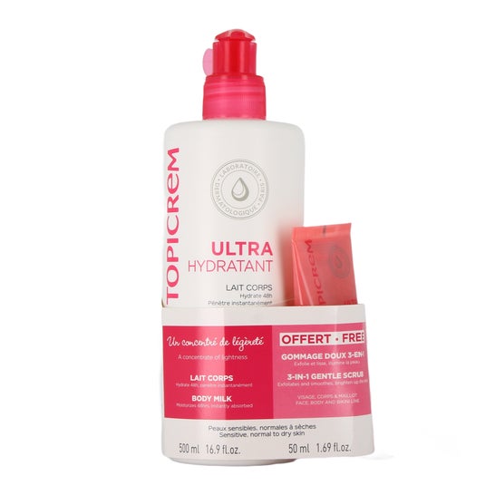 Topicrem Leite Corporal Ultra Hidratante 500 ml