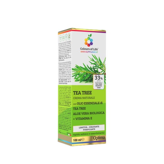 Optima Naturals Tea Tree 33% Crema Color 100ml