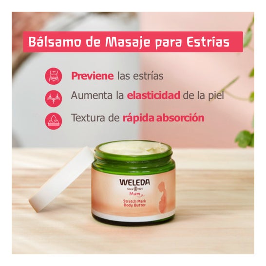 Weleda Bálsamo Masaje Estrías 150ml
