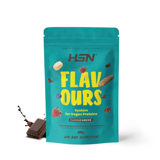 HSN Saborizante en Polvo para Proteínas Vegetales Chocolate 200g