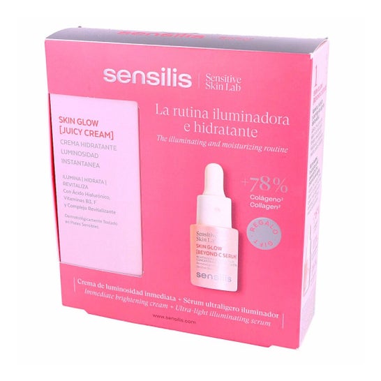 Sensilis Pack Skin Glow Crema 50ml + Sérum 15ml