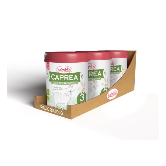 BabyBio Leche Caprea 3 Bio 3x800g