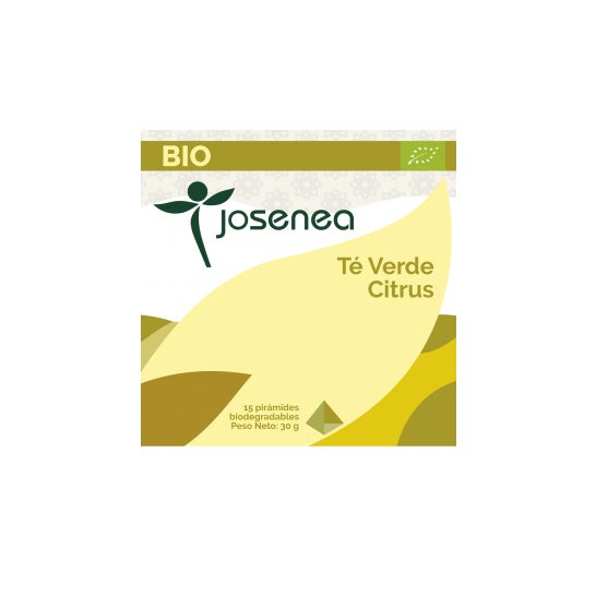 Josenea green tea citrus bio caixa 15 pirâmides