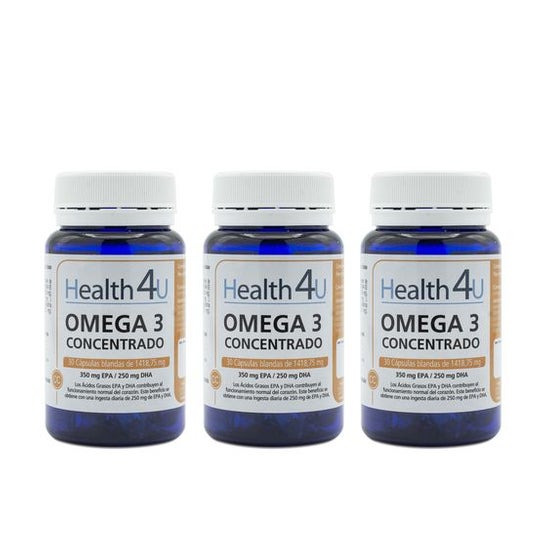 Health 4U Pack Omega 3 1418,75mg 3x30caps