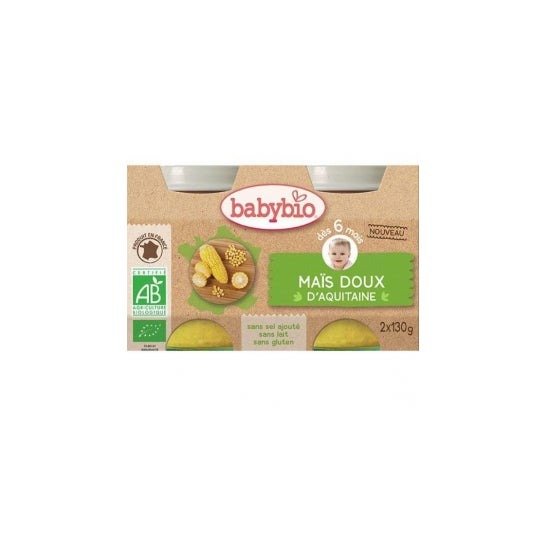 Babybio Legume Mais Doux 2X130g