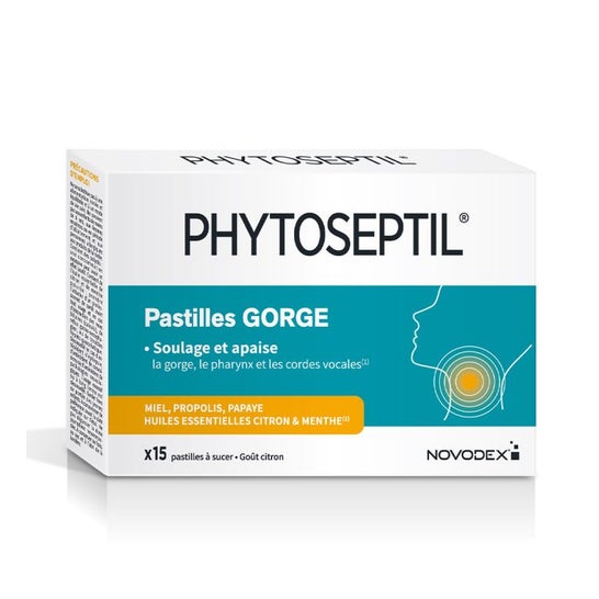 Nutreov Phytoseptil Pastilhas Garganta 15comp