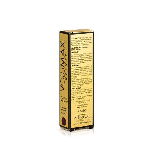 Volumax Veludo Veludo Cuidado da Cor Matte Coral Vermelho
