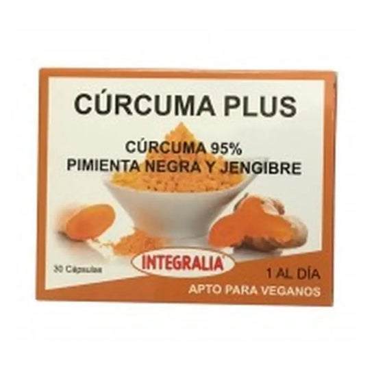 Integralia Curcuma Plus com Pimenta Preta e Gengibre 30Caps Integralia Curcuma Plus com Pimenta Preta e Gengibre 30Caps
