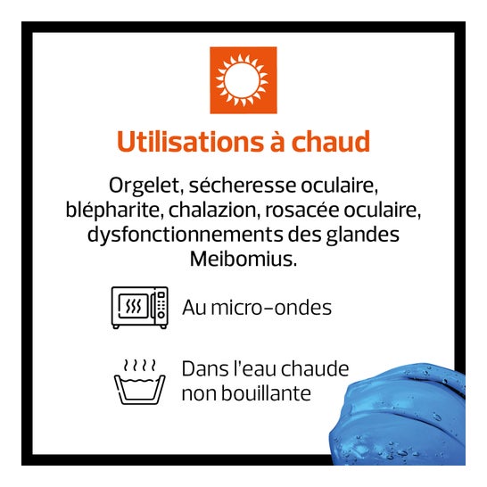 Actipoche Coussin Thermique Yeux et Tempes 8x24cm