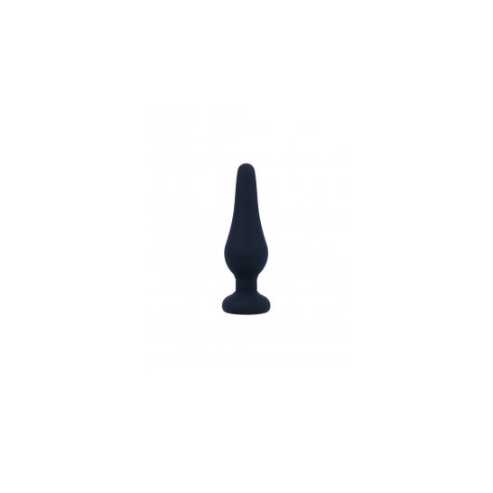 Plug Anal Intenso Pipo S Silicone Preto 9,8cm 1 peça