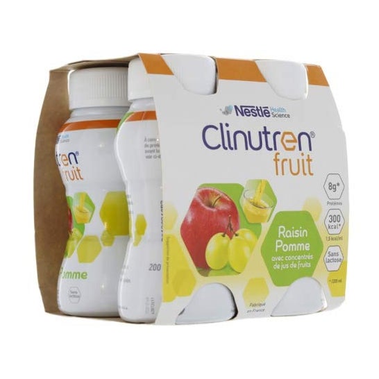 Fruta Clinutren Pom/Rais 200mlx4