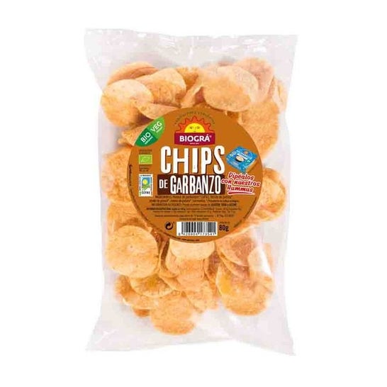 Biogra Chips Chickpeas Bio 80g