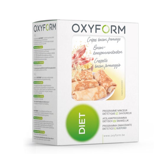 Oxyform Diet Crepe Salado Bacon Queijo 12 Saquetas